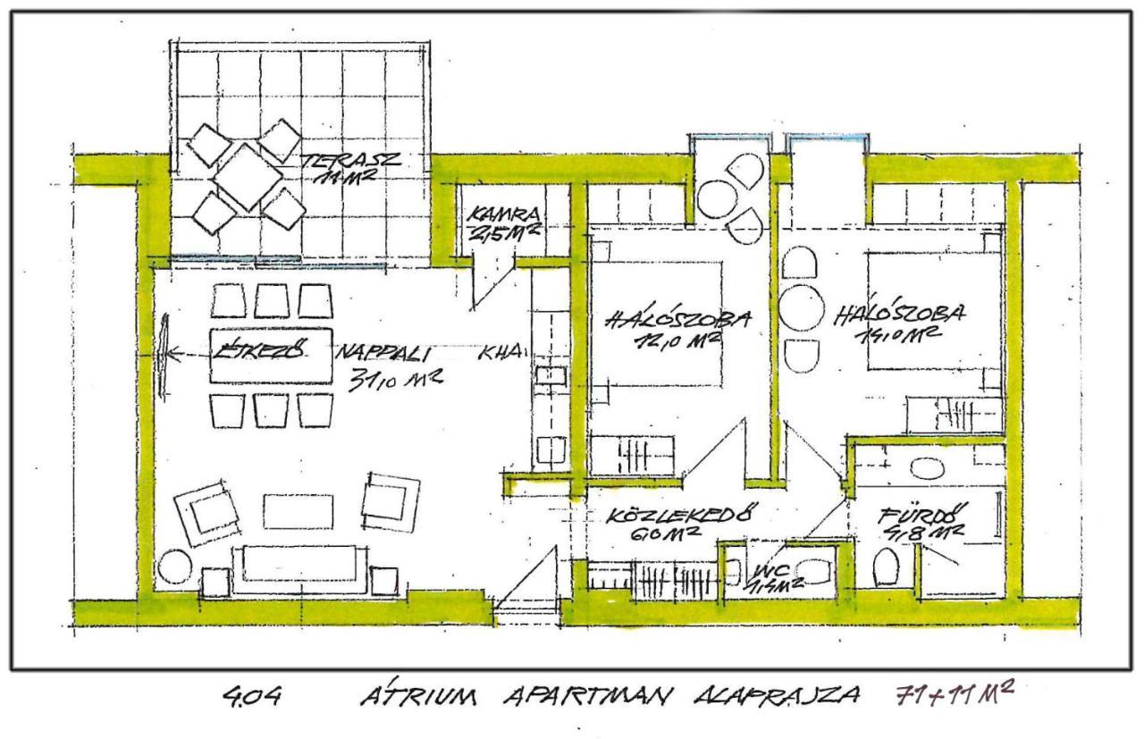 Atrium Apartman Heviz Mit Panoramaterrasse Und Tiefgarage المظهر الخارجي الصورة